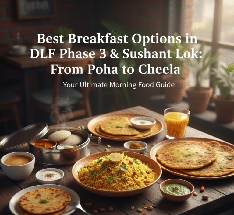Best Breakfast Options in DLF Phase 3 & Sushant Lok: From Poha to Cheela