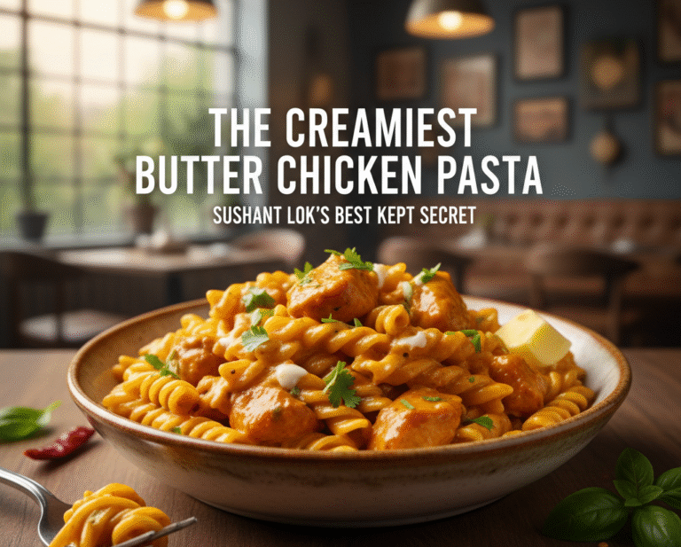 Where to Get the Creamiest Butter Chicken Pasta in Sushant Lok