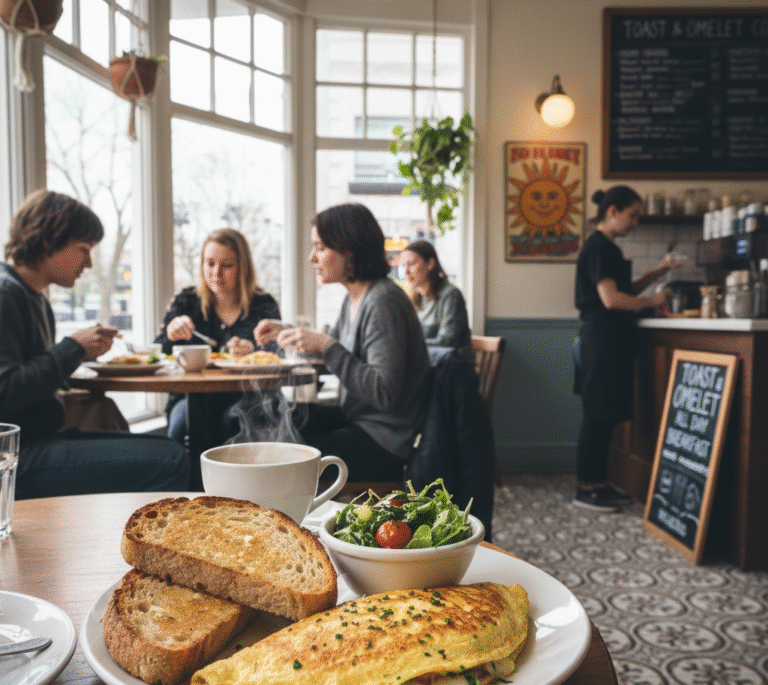 Top Cafés Serving Toast & Omelet Combos That You’ll Love in Gurgaon