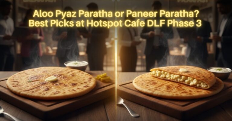 Aloo Pyaz Paratha or Paneer Paratha? Best Picks at Hotspot Cafe DLF Phase 3