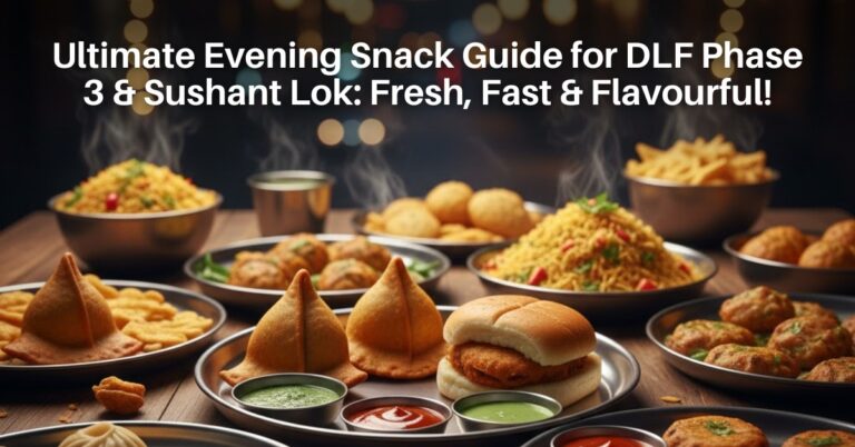 Ultimate Evening Snack Guide for DLF Phase 3 & Sushant Lok: Fresh, Fast & Flavourful!