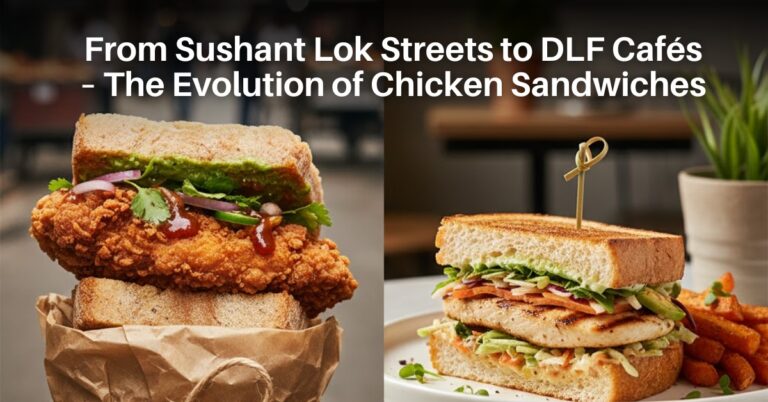 From Sushant Lok Streets to DLF Cafés – The Evolution of Chicken Sandwiches