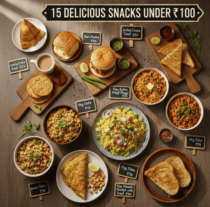 15 snacks under 100rs
