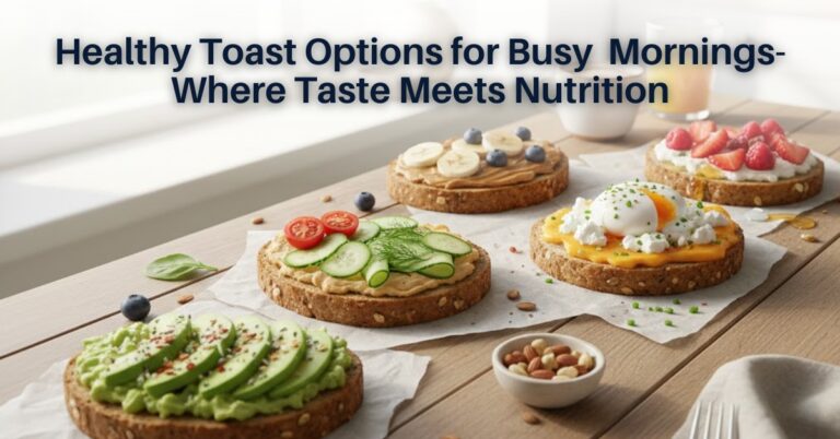 Healthy Toast Options for Busy  Mornings- Where Taste Meets Nutrition