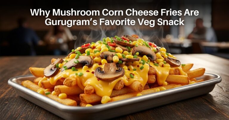 Why Mushroom Corn Cheese Fries Are Gurugram’s Favorite Veg Snack