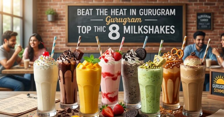 Top 8 Thick Milkshakes to Beat the Heat in Gurugram