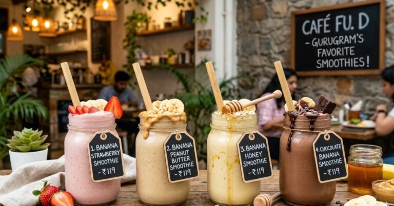 Top Smoothies in Gurugram You Must Try at Café Fu. D