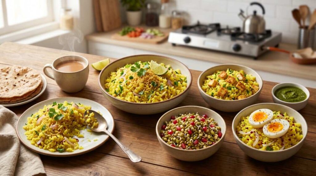 Quick Poha Breakfast