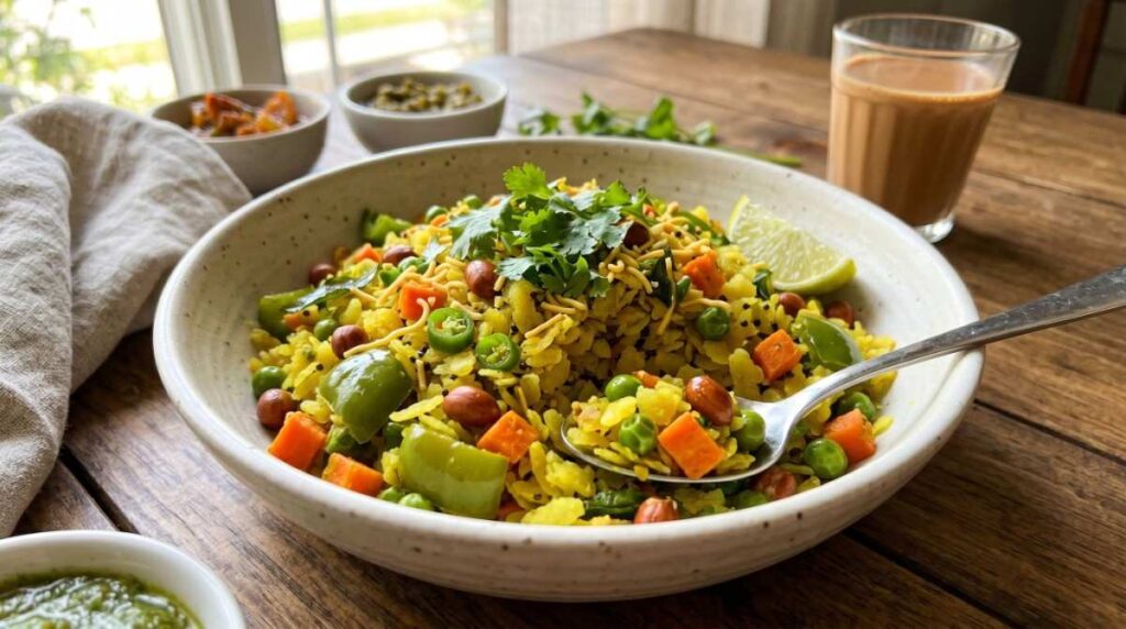 vegetable poha