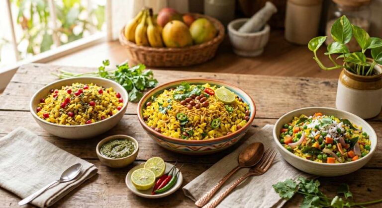 best breakfast: poha