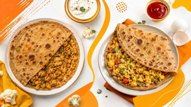 Gobi Paratha & Egg Bhurjee Paratha