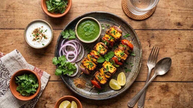 Veg Tandoori Sharantha Recipe: Grilled & Healthy